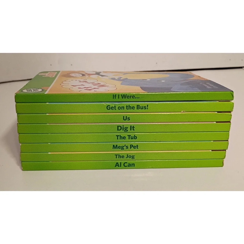 LeapFrog Tag Junior Set of 8 Books Short Vowels Set Plus If I Were, No Reader